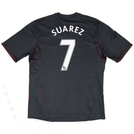 2011-12 Liverpool Away Shirt Suarez #7