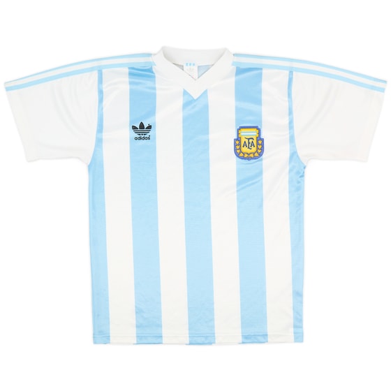 1990-91 Argentina Home Shirt #10 - 9/10 - (S)