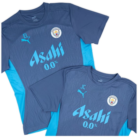 2024-25 Manchester City Staff Issue Training Shirt # - As New - (L)