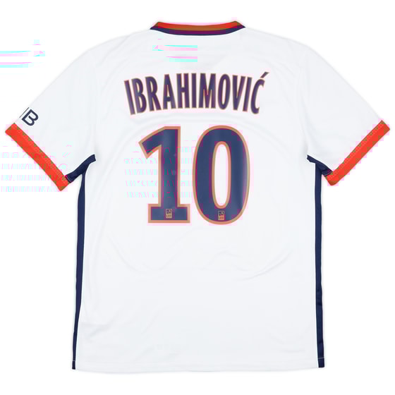 2015-16 Paris Saint-Germain Away Shirt Ibrahimovic #10 - 8/10 - (M)