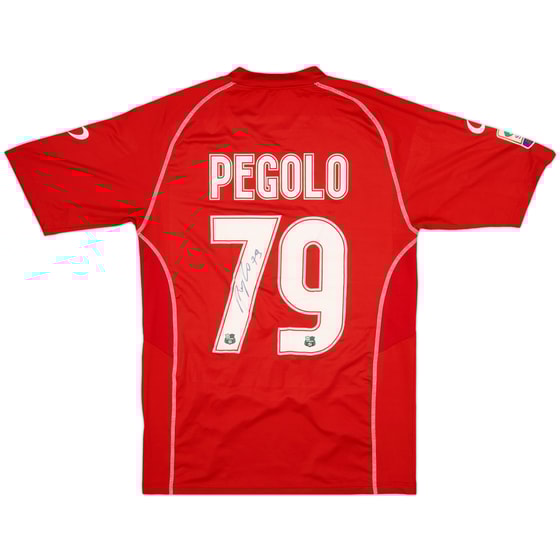 2013-14 Sassuolo Match Issue Signed GK Shirt Pegolo #79