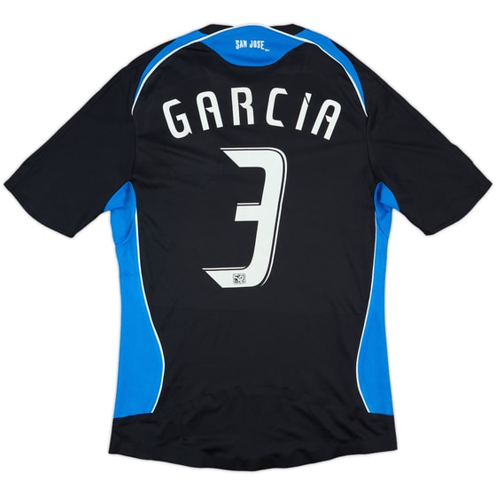 2008 San Jose Earthquakes Match Issue Home Shirt Garcia #3