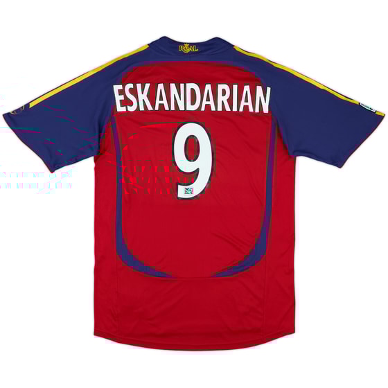 2007 Real Salt Lake Match Issue Home Shirt Eskandarian #9