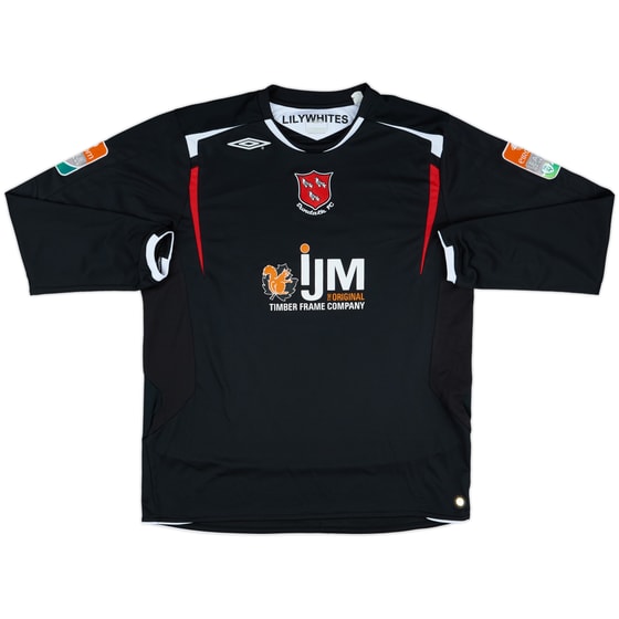 2007-08 Dundalk Match Issue Away L/S Shirt #5
