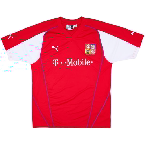 2004-05 Czech Republic Basic Home Shirt - 9/10 - (XL)