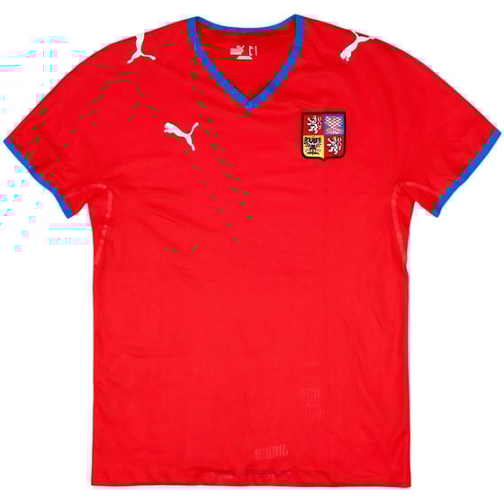 2008-09 Czech Republic Player Issue Home Shirt - 10/10 - (L)
