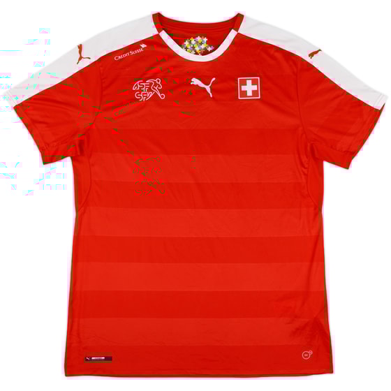 2016-18 Switzerland Home Shirt - 9/10 - (XL)