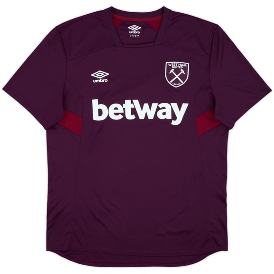 2017-18 West Ham Umbro Training Shirt - 8/10 - (XL)