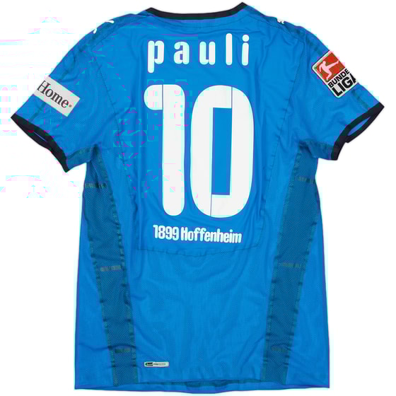2008-09 TSG Hoffenheim Authentic Home Shirt Pauli #10 - 5/10 - (M)