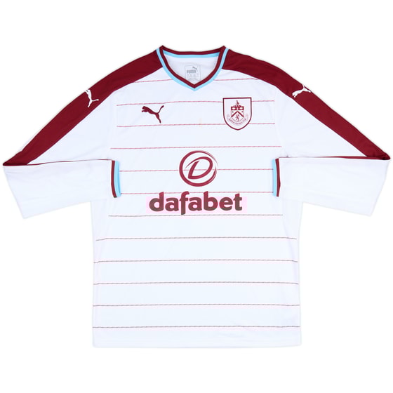 2017-18 Burnley Away L/S Shirt - 5/10 - (L)