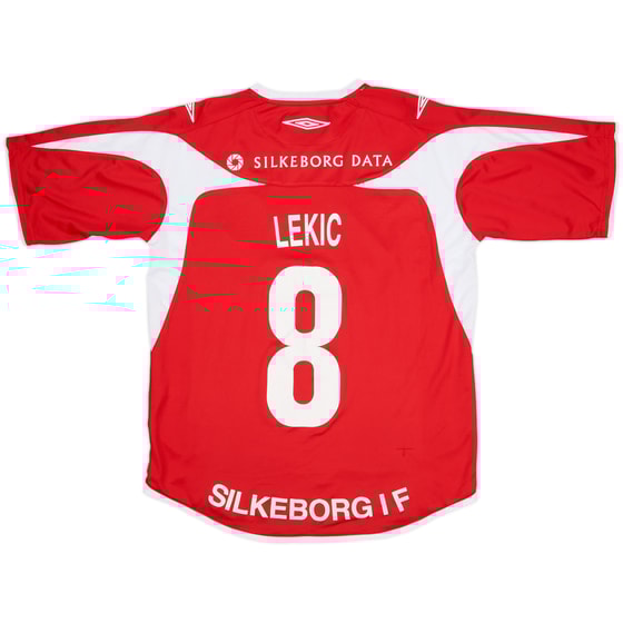 2008-09 Silkeborg Home Shirt Lekic #8 - 8/10 - (M)