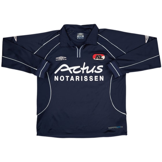 2002-04 AZ Alkmaar Away L/S Shirt #13 - 8/10 - (L)