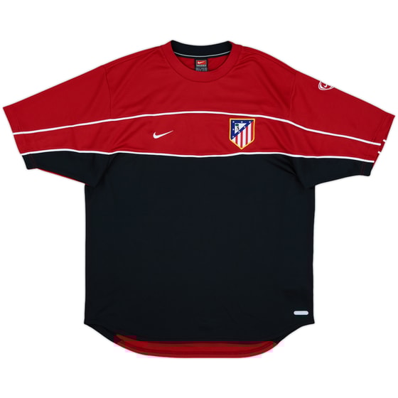 2001-02 Atletico Madrid Nike Training Shirt - 9/10 - (L)