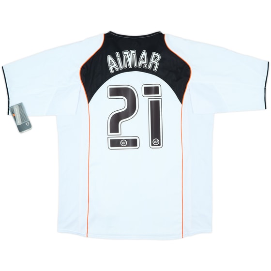 2004-05 Valencia Home Shirt Aimar #21 (XL)