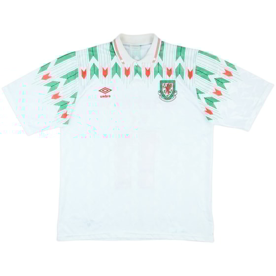 1990-92 Wales Away Shirt #11 - 7/10 - (XL)