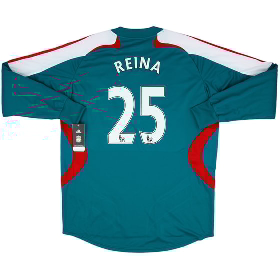 2007-08 Liverpool GK Shirt Reina #25 (XL)