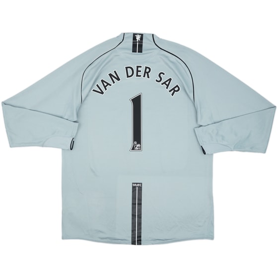2007-08 Manchester United GK Shirt Van Der Sar #1 (XL)