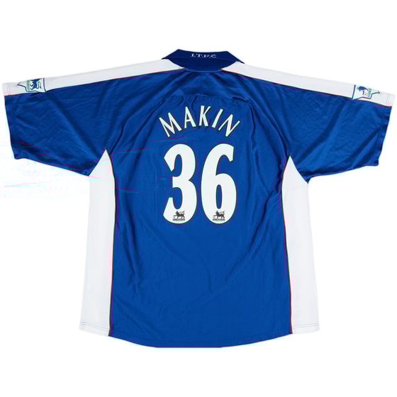1999-01 Ipswich Home Shirt Makin #36 - 8/10 - (XL)