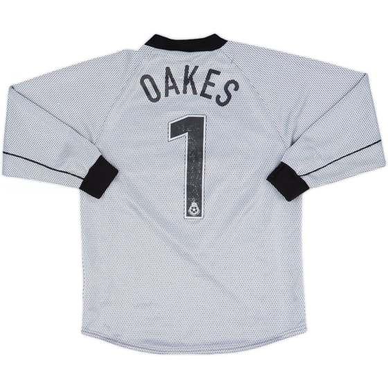 2000-01 Wolves GK Shirt Oakes #1 - 6/10 - (S)