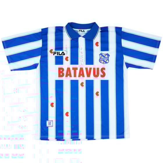 1998-99 Heerenveen Match Issue Signed Home Shirt #9