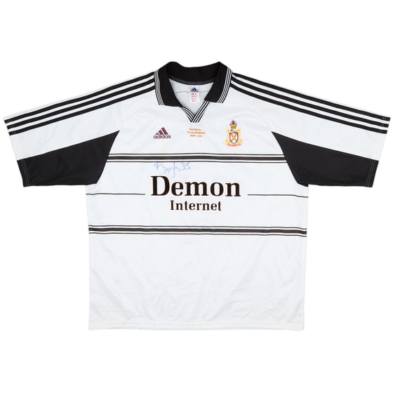 1999-00 Fulham Signed Home Shirt - 8/10 - (XXL)