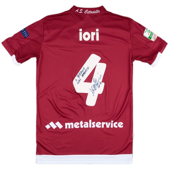2016-17 Cittadella Match Issue Signed Home Shirt Iori #4