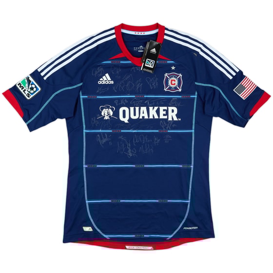 2012-14 Chicago Fire Signed Authentic Away Shirt (L)