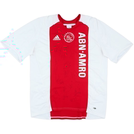 2005-06 Ajax Signed Home Shirt - 8/10 - (L)