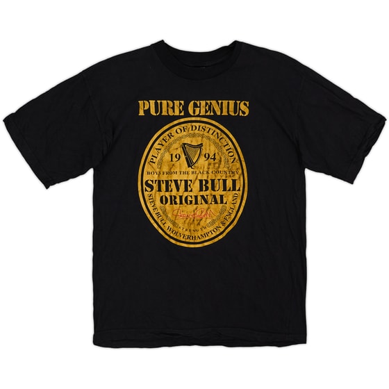 1994-95 Wolves 'Steve Bull Pure Genius' Graphic Tee Bull #9 - 6/10 - (XL)