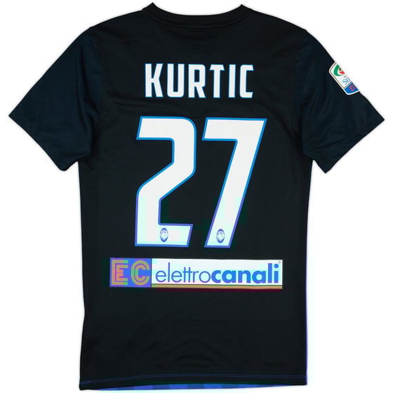 2016-17 Atalanta Home Shirt Kurtic #27 - 7/10 - (S)