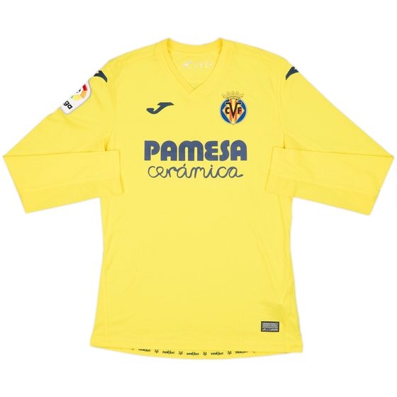 2020-21 Villarreal Home L/S Shirt - 10/10 - (M)