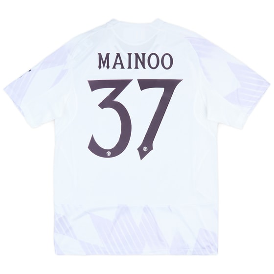 2025-26 Manchester United Authentic Away Shirt Mainoo #37