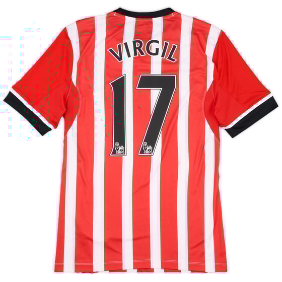 2016-17 Southampton Home Shirt Virgil #17 - 9/10 - (M)