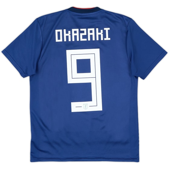 2018-19 Japan Home Shirt Okazaki #9 - 9/10 - (S)
