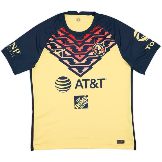2021-22 Club America Home Shirt - 8/10 - (L)