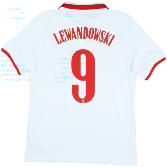 2020-21 Poland Home Shirt Lewandowski #9 - 8/10 - (XL)