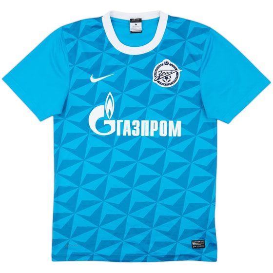 2011-12 Zenit St. Petersburg Basic Home Shirt - 9/10 - (S)