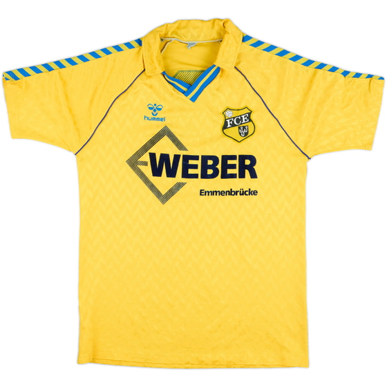 1986-89 Emmenbrucke Match Issue Home Shirt #6