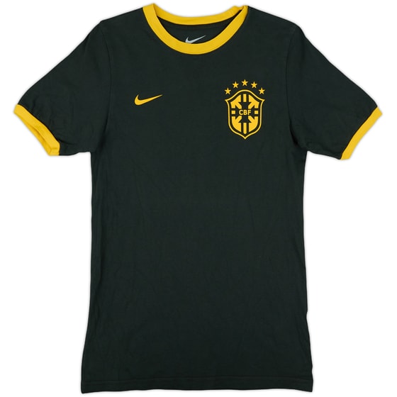 2014-15 Brazil Nike Cotton Tee - 10/10 - (S)