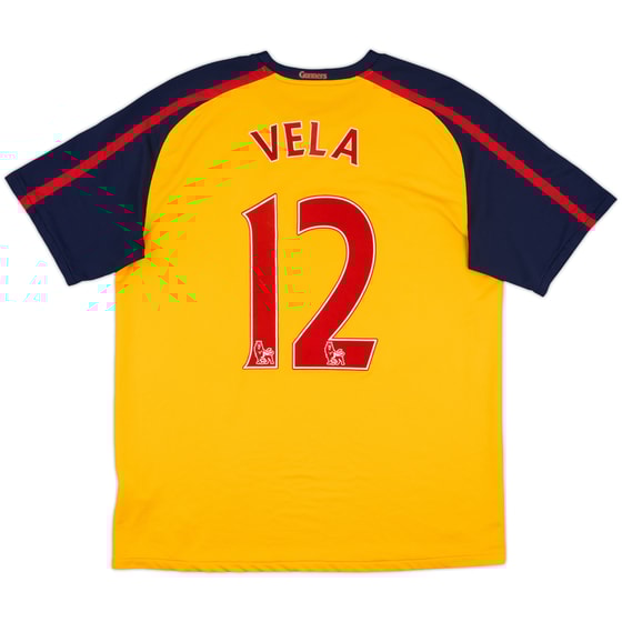 2008-09 Arsenal Away Shirt Vela #12 - 9/10 - (L)