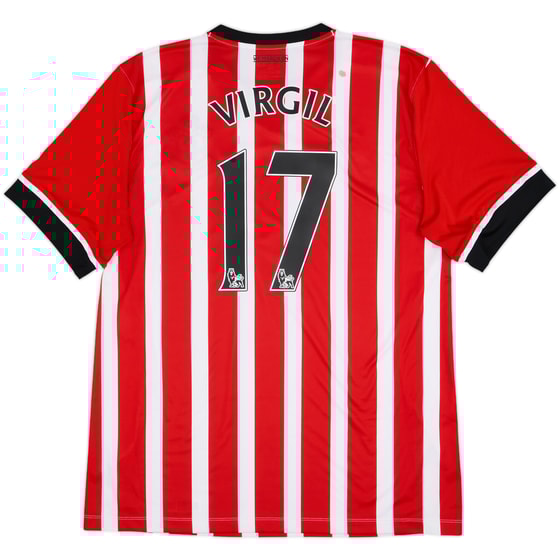 2016-17 Southampton Home Shirt Virgil #17 - 7/10 - (XXL)