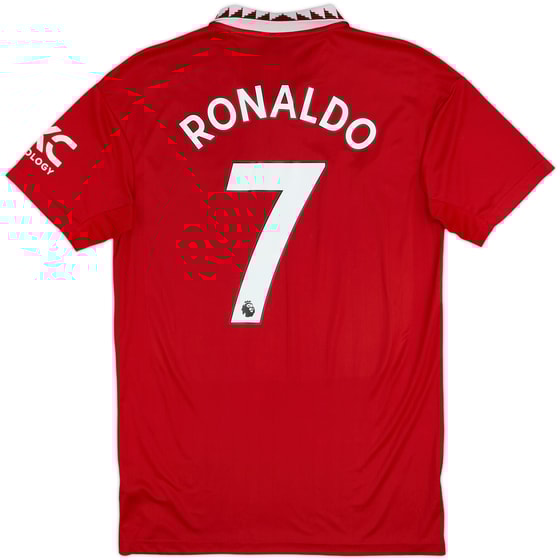 2022-23 Manchester United Home Shirt Ronaldo #7 - 6/10 - (M)