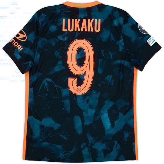 2021-22 Chelsea Authentic Third Shirt Lukaku #9 - 7/10 - (L)
