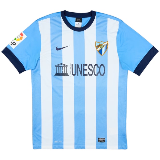 2013-14 Malaga Home Shirt - 9/10 - (M)