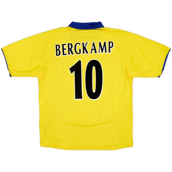 2003-05 Arsenal Away Shirt Bergkamp #10 - 8/10 - (XL)