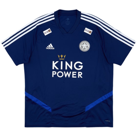 2018-19 Leicester City Player Issue adidas Training Shirt - 8/10 - (XL)