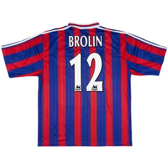 1996-98 Crystal Palace Home Shirt Brolin #12 - 7/10 - (XXL)