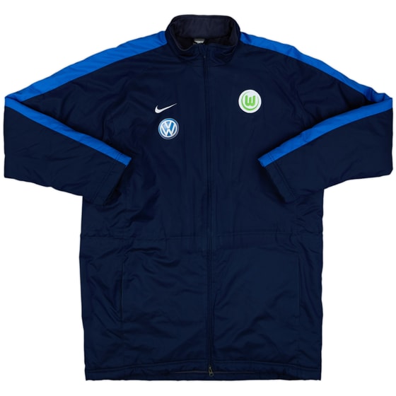 2007-08 Wolfsburg Nike Padded Bench Coat - 9/10 - (XL)