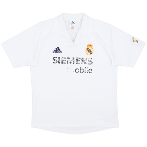 2002-03 Real Madrid Centenary Home Shirt - 5/10 - (L.Boys)