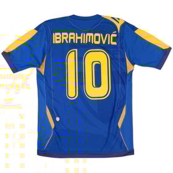 2006-08 Sweden Away Shirt Ibrahimovic #10 - 10/10 - (S)